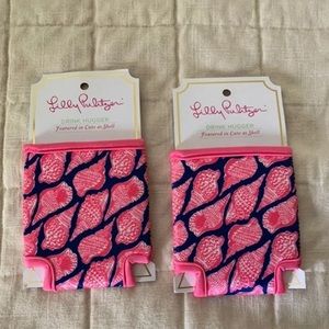 Lily Pulitzer set of two Koozies